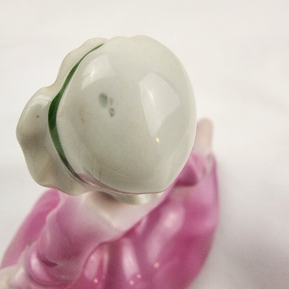 Vintage Bavaria German Half Doll Dresser Powder Jar Madame Pompadour - Picture 7 of 9